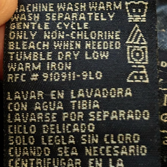 Jean jacket demure barn coat style Faded Glory size M very mindful - Picture 6 of 6